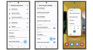 Samsung Galaxy'nin güvenlik ve gizlilik özellikleriyle kişisel bilgiler güvende