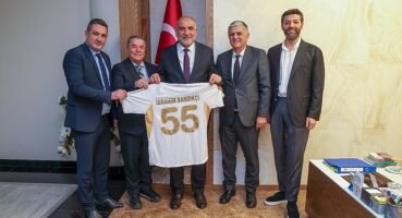 Samsunspor'dan Başkan İbrahim Sandıkçı'ya Ziyaret