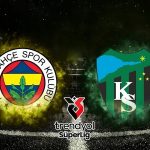 Fenerbahçe Evinde Kocaelispor'u Ağırlıyor