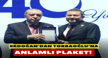Erdoğan’dan İzmirli İş İnsanı Nazım Torbaoğlu’na Anlamlı Plaket